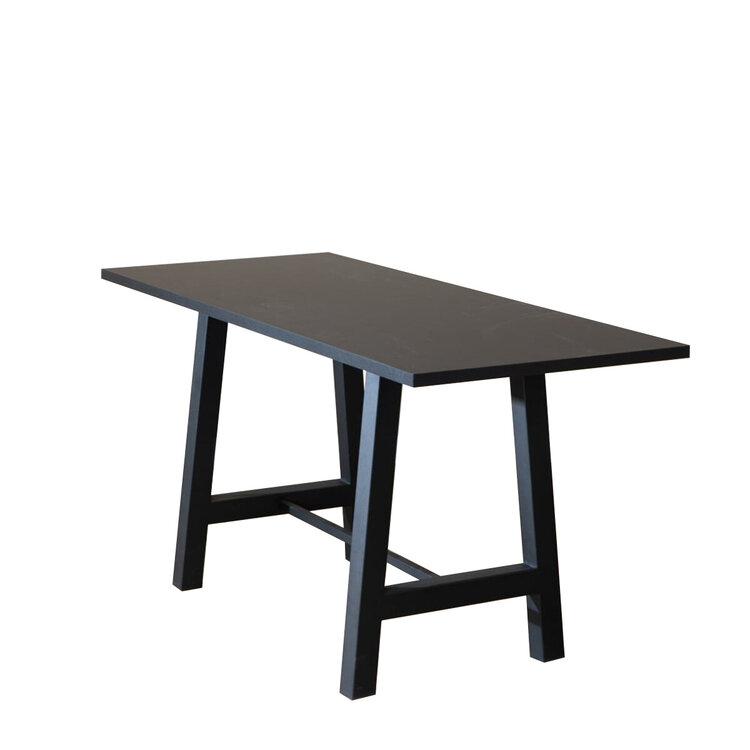 Bartisch Disa schwarz Melamin 220 x 90 x 106 cm