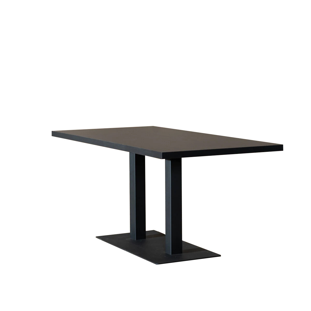Esstisch Nils schwarz Melamin 160 x 80 cm