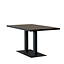 Esstisch Nils schwarz Melamin 140 x 80 cm