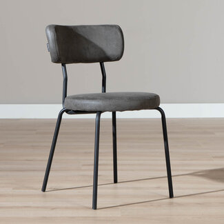 Esszimmerstuhl Lyon Eco-Leder anthrazit