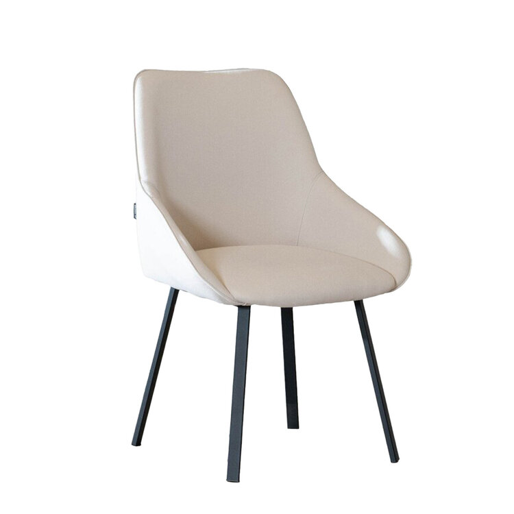 Esszimmerstuhl Lova recycelter Stoff off white