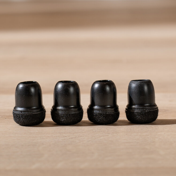 Filzgleiter 4er Set schwarz Ø14-19 mm