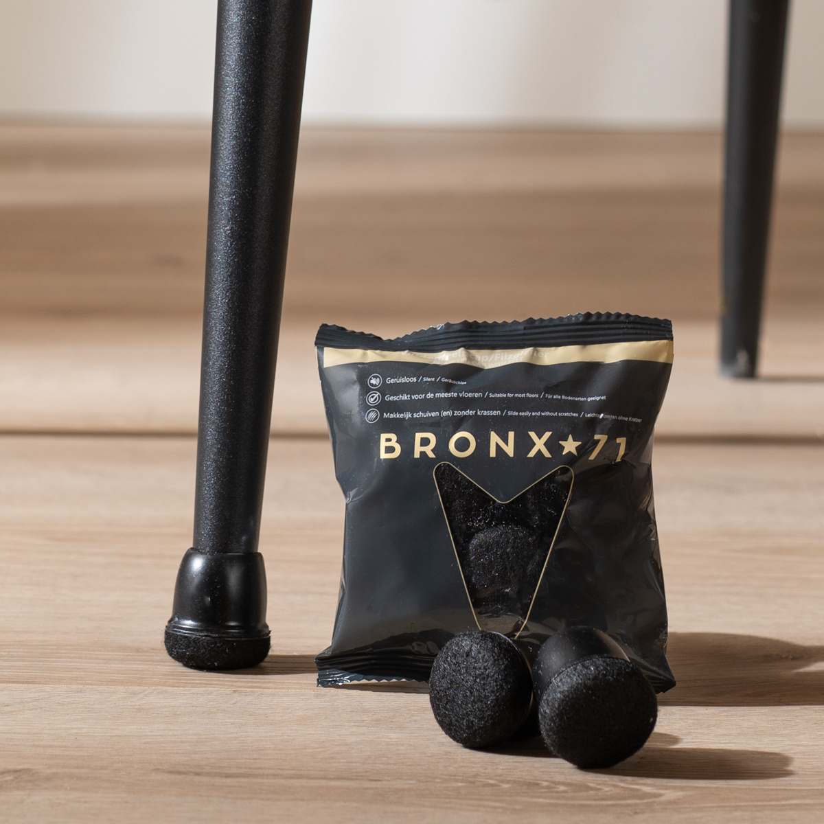 Filzgleiter 4er Set schwarz Ø19-25 mm