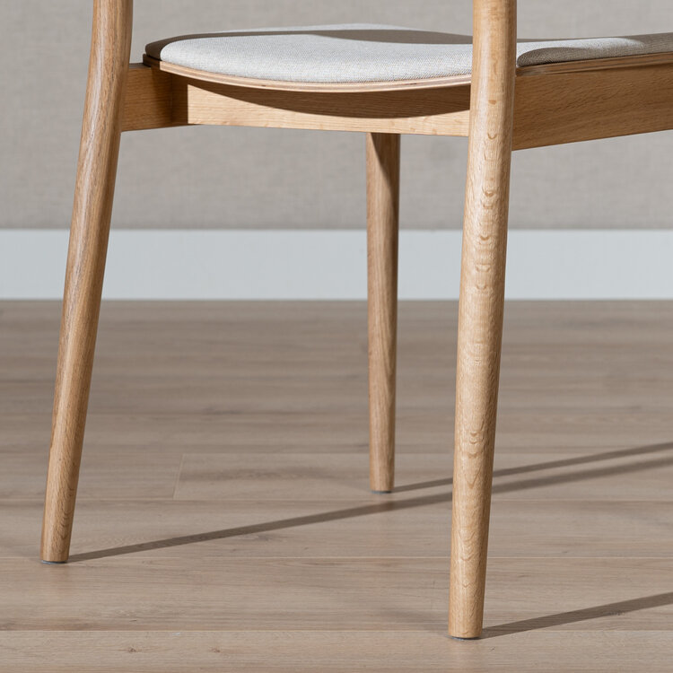 Esszimmerstuhl Elio Eiche Natur / off white