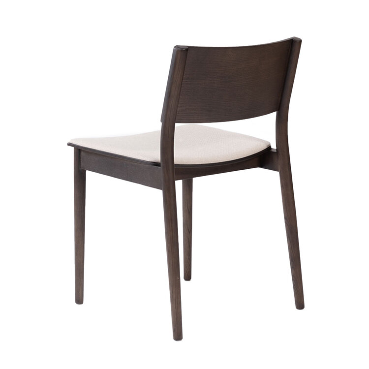 Esszimmerstuhl Elio Eiche dunkel / off white