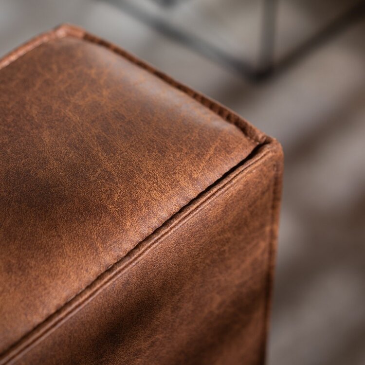 Ledersofa Memphis 3-Sitzer cognac