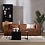 Ledersofa Memphis 3-Sitzer cognac
