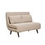 Schlafsofa 1,5-Sitzer Kristian recycelter Stoff beige