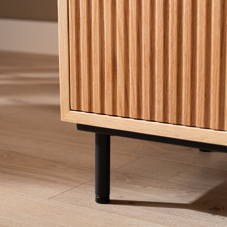 Nachttisch Shelly Eiche hell 50x40x55 cm