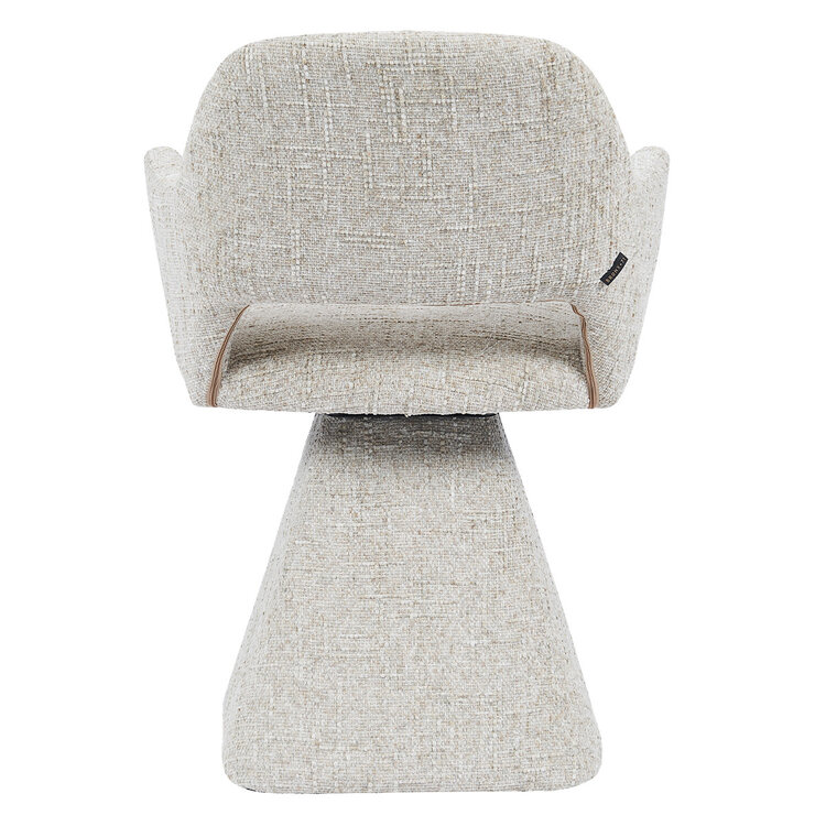 Esszimmerstuhl Josh drehbar Chenille taupe