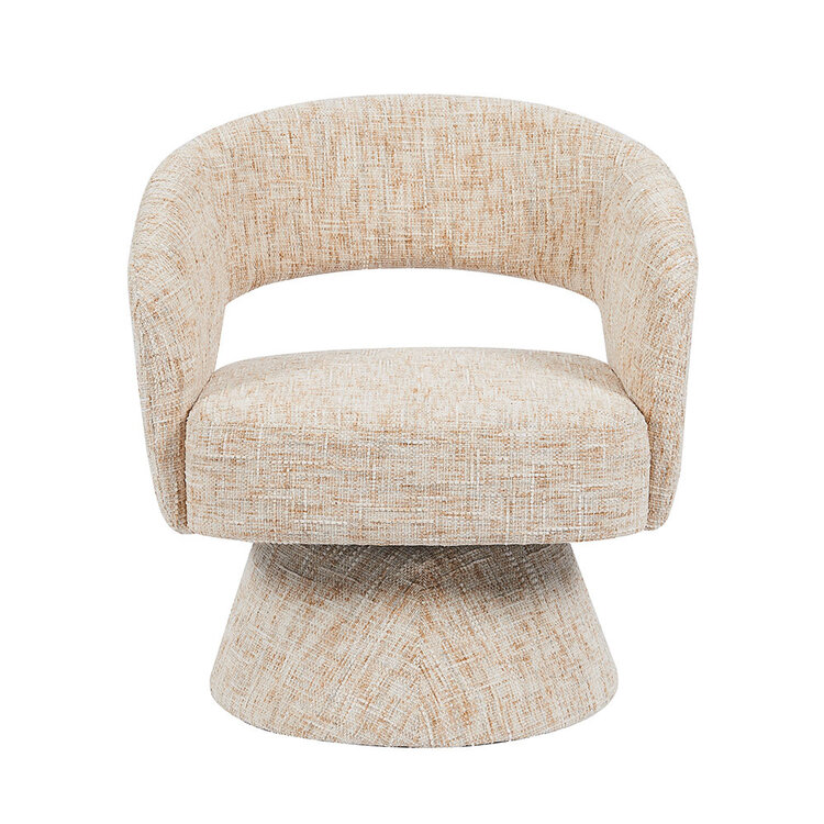 Sessel Josh drehbar Chenille beige