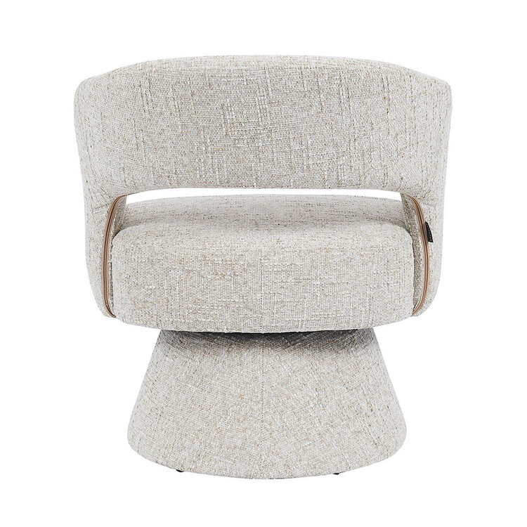 Sessel Josh drehbar Chenille taupe