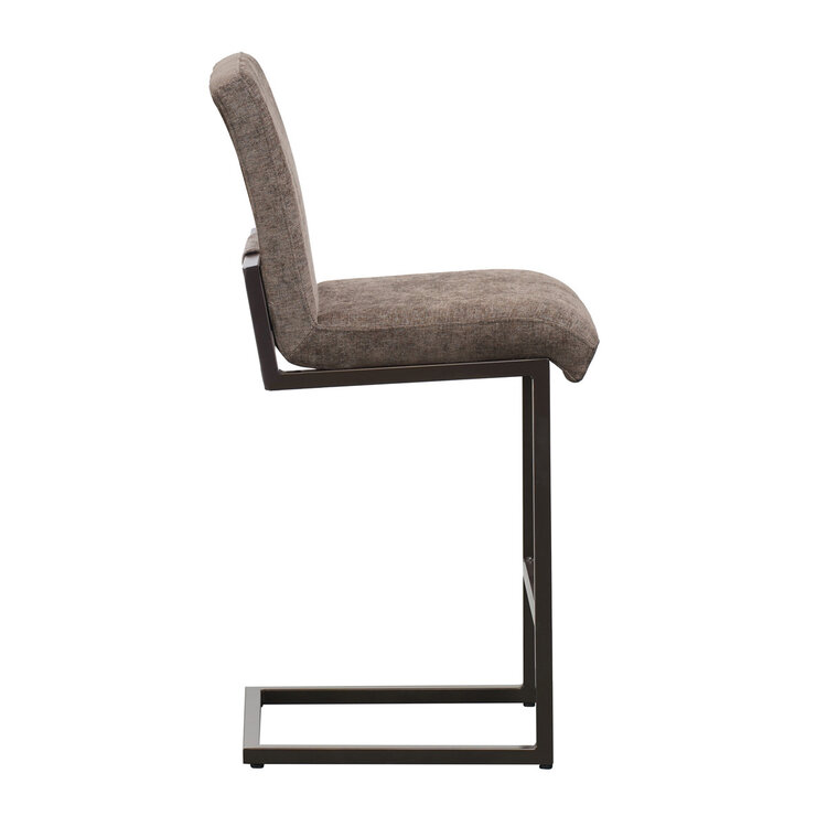 Barhocker Lio Samt braun 70 cm