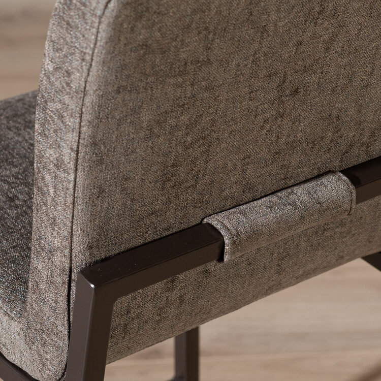 Barhocker Lio Samt braun 70 cm