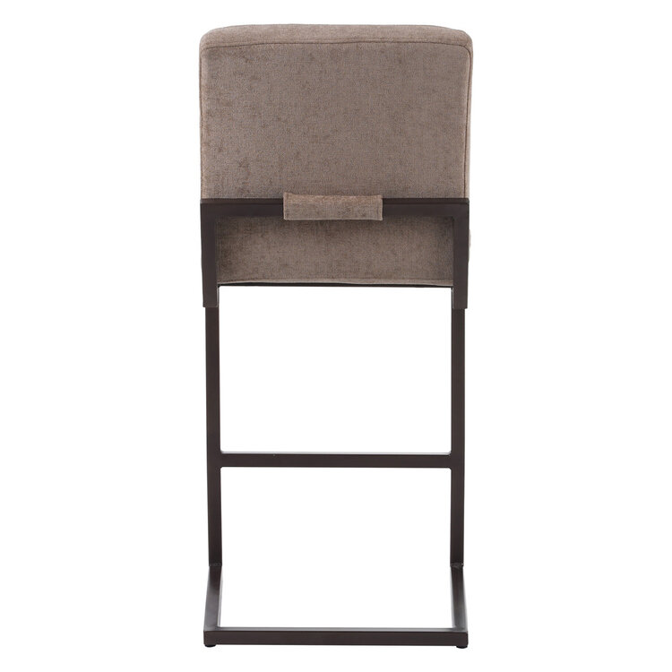 Barhocker Lio Samt taupe 70 cm