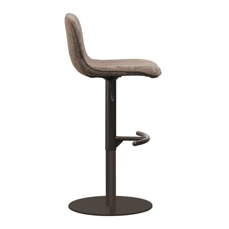 Barhocker Samt Jack braun 60-82 cm