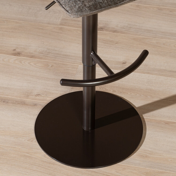 Barhocker Samt Jack braun 60-82 cm