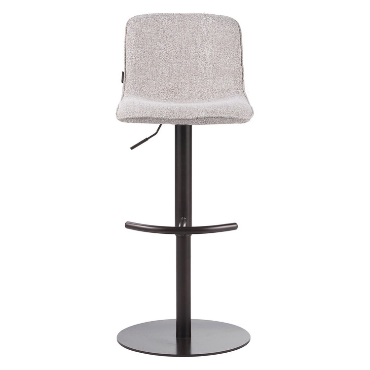 Barhocker Jack Stoff off white/braun 60-82cm