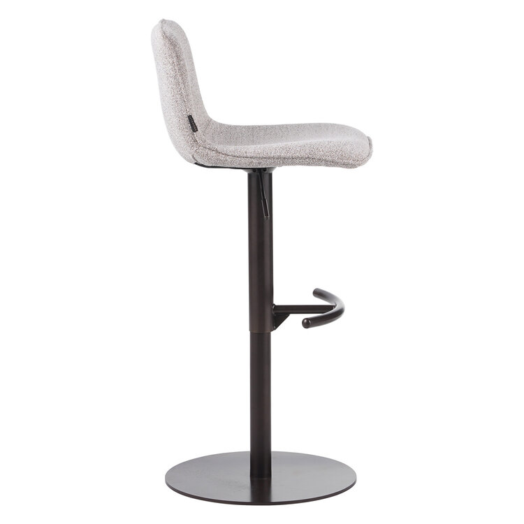 Barhocker Jack Stoff off white/braun 60-82cm