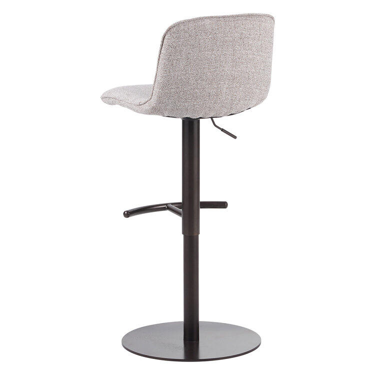 Barhocker Jack Stoff off white/braun 60-82cm