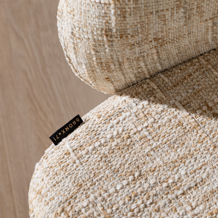 Sessel Lenn drehbar Chenille beige