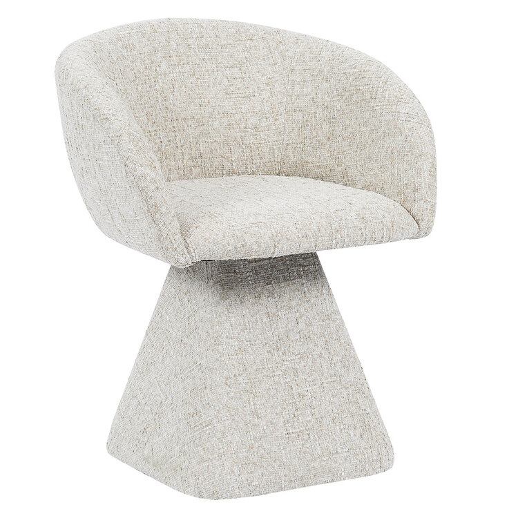 Esszimmerstuhl Lenn drehbar Chenille taupe