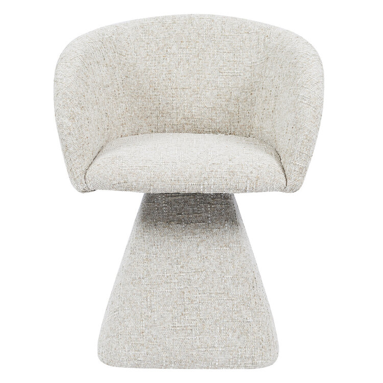 Esszimmerstuhl Lenn drehbar Chenille taupe