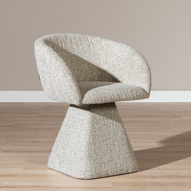 Esszimmerstuhl Lenn drehbar Chenille taupe