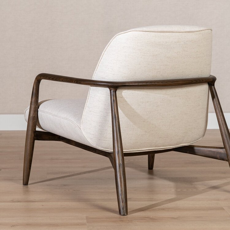 Sessel Vidar Leinen Off white