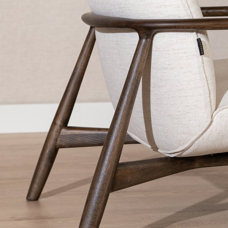 Sessel Vidar Leinen Off white