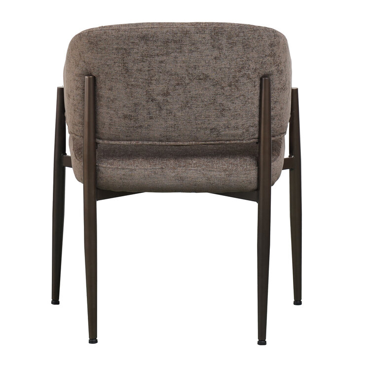 Esszimmerstuhl Bret Samt braun