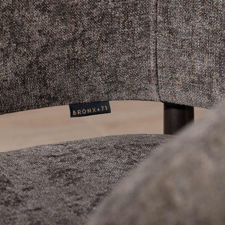 Esszimmerstuhl Bret Samt braun