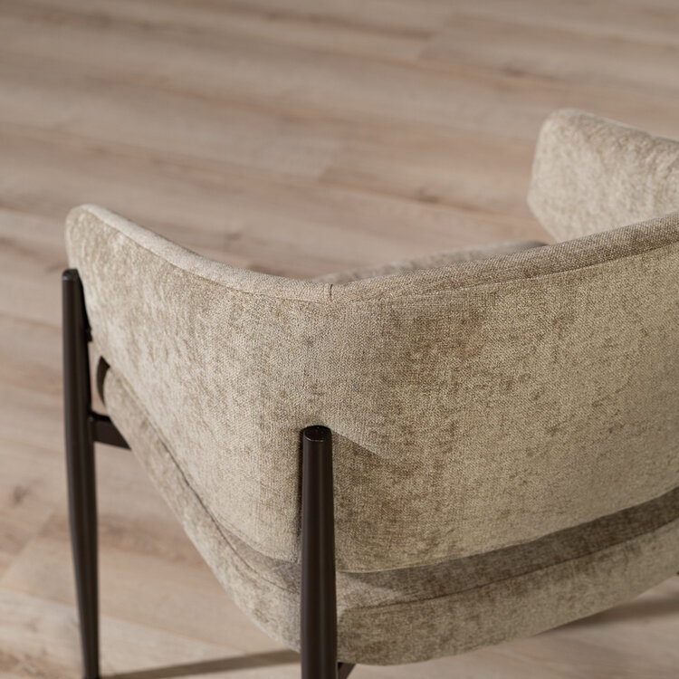 Esszimmerstuhl Bret Samt taupe