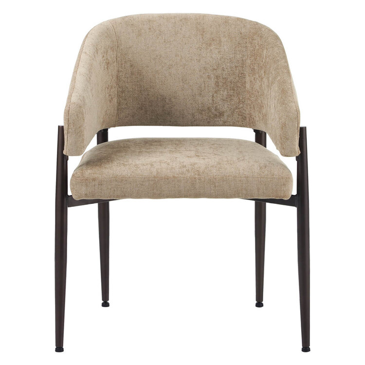 Esszimmerstuhl Bret Samt taupe