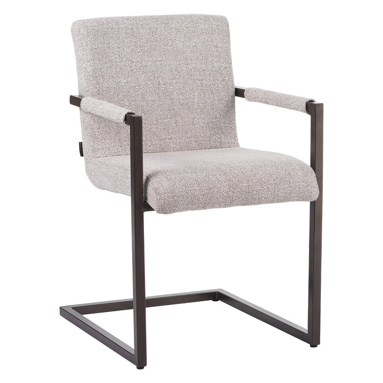 Esszimmerstuhl Lio Stoff off white/braun