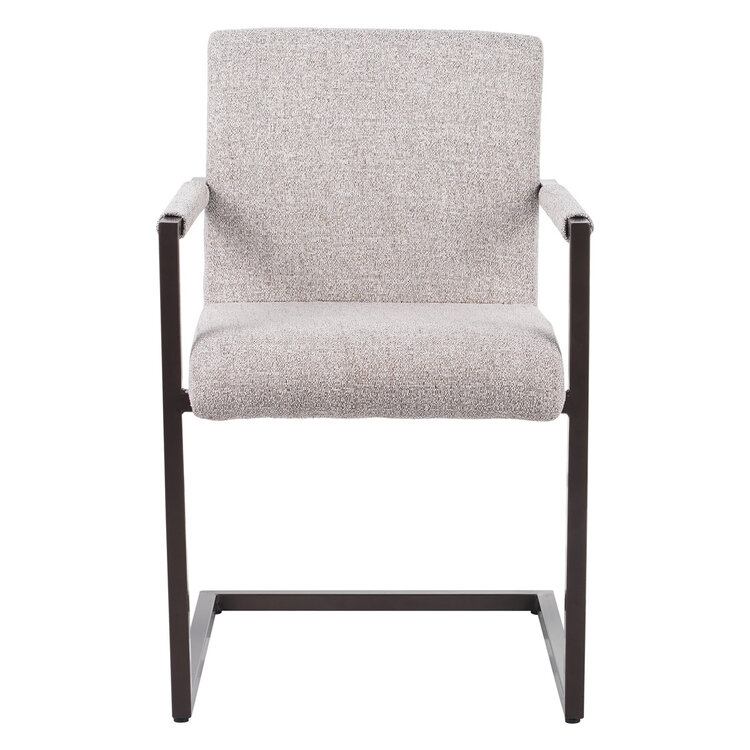 Esszimmerstuhl Lio Stoff off white/braun