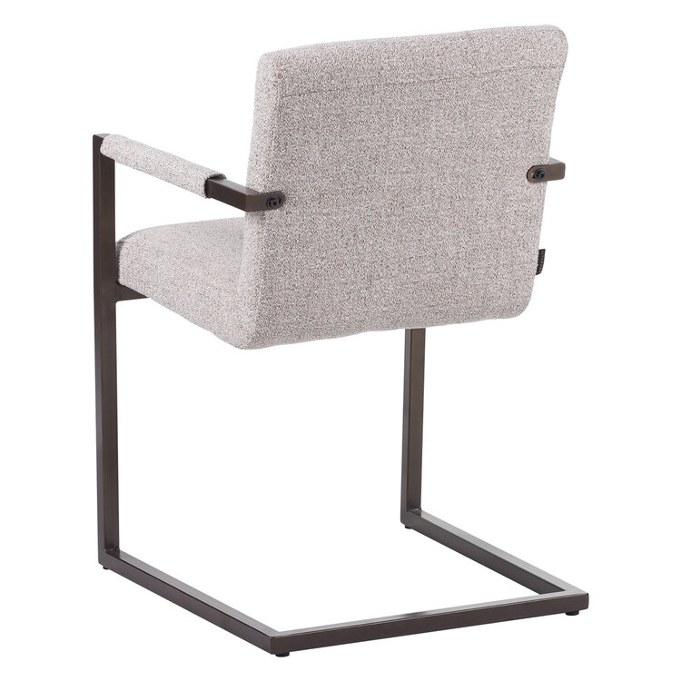 Esszimmerstuhl Lio Stoff off white/braun