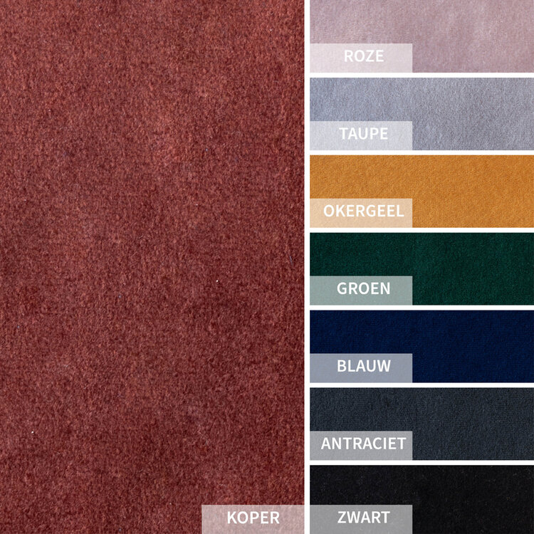 Barhocker Samt Mikky 65 - 78 cm kupfer