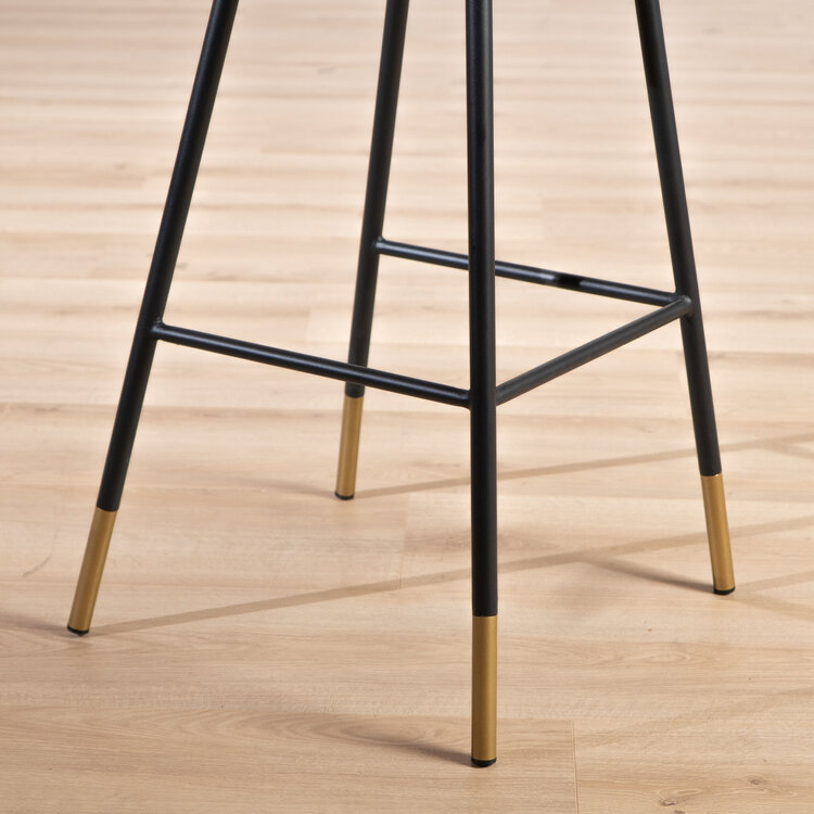 Barhocker Samt Mikky 65 - 78 cm kupfer