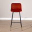 Barhocker Samt Mikky 65 - 78 cm kupfer