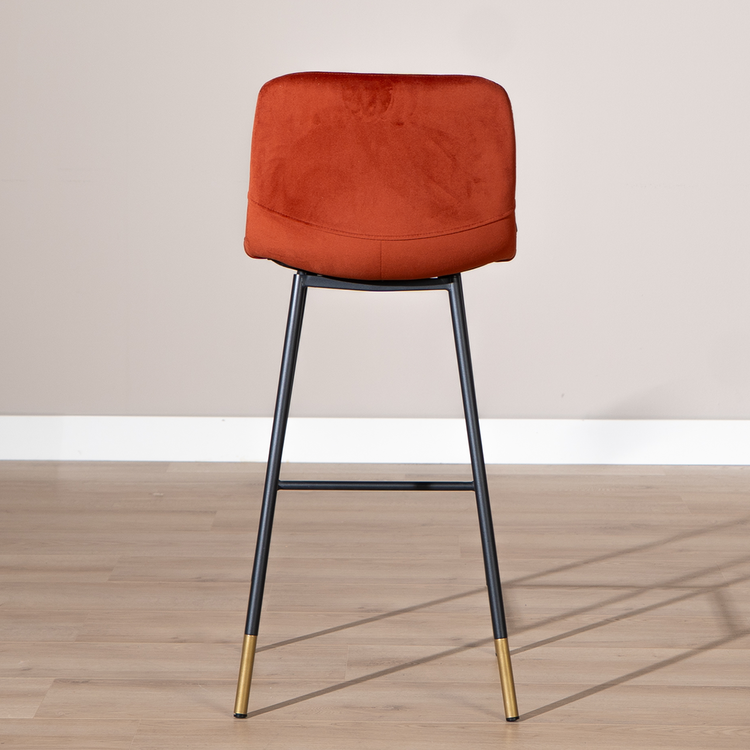 Barhocker Samt Mikky 65 - 78 cm kupfer