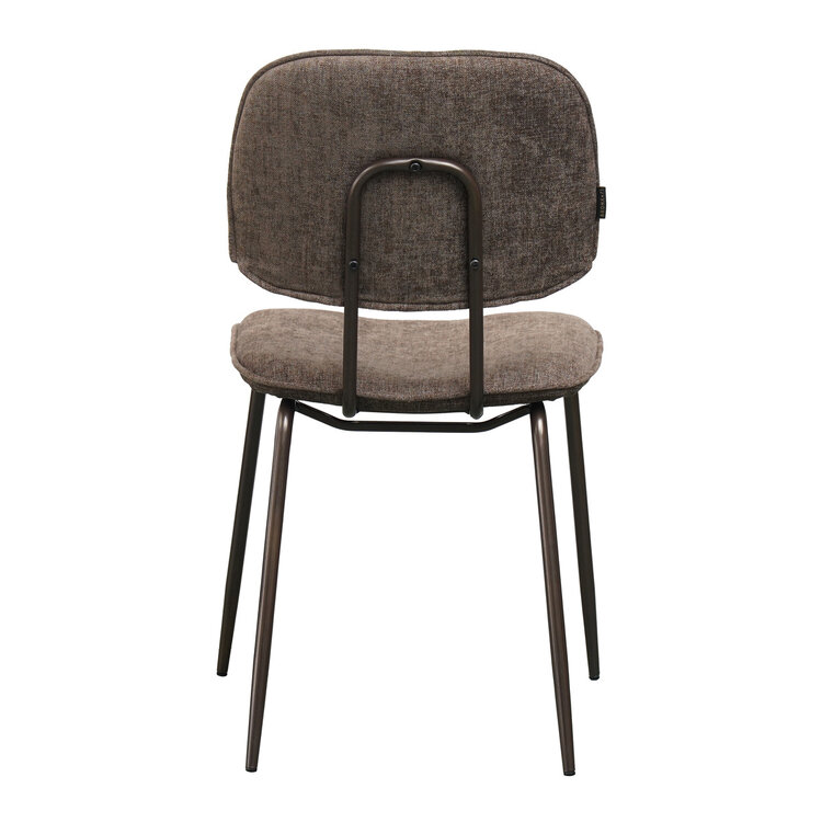 Esszimmerstuhl Samt Javi braun