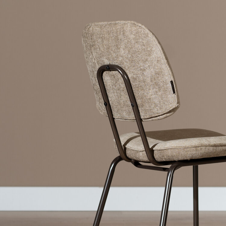 Esszimmerstuhl Samt Javi taupe