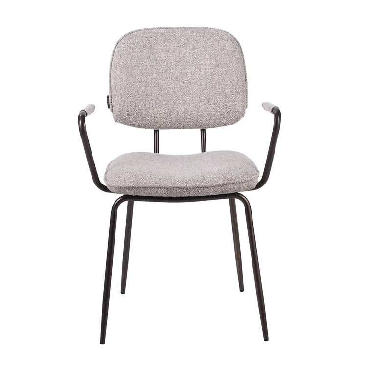 Esszimmerstuhl Jethro off white/braun