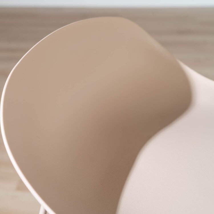 Skandinavischer Barhocker Ellen taupe 66 cm