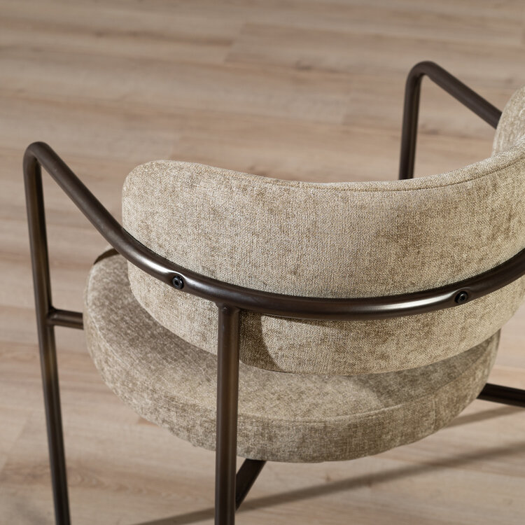 Esszimmerstuhl Gio Samt taupe