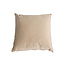 Samt Kissen Anna beige 45x45 cm