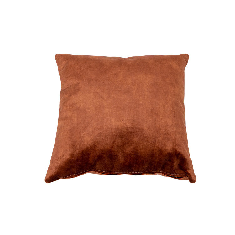 Samt Kissen Beau kupfer 45x45 cm