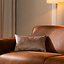 Samt Kissen Beau taupe 25x45 cm