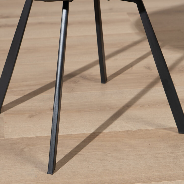 Esszimmerstuhl Logan Leder anthrazit